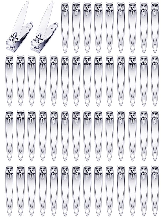 AVERZELLA 60-Pack Nail Clippers in Bulk, Small Toe Nail & Fingernail Clippers Bulk Nail Cutter for Travel, Portable Mini Toenail Clippers Lot Pack for Women Man Homeless Care Package Supplies - Image 1